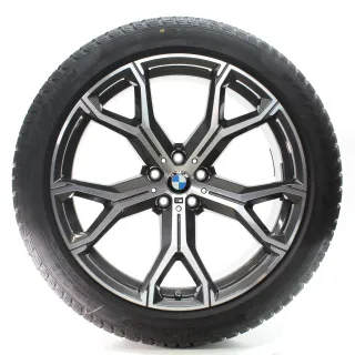 BMW X5 G05 X6 G06 Winterräder M Y-Speiche 741 Pirelli 275/40R21 DOT24 8071998 - Bild 1