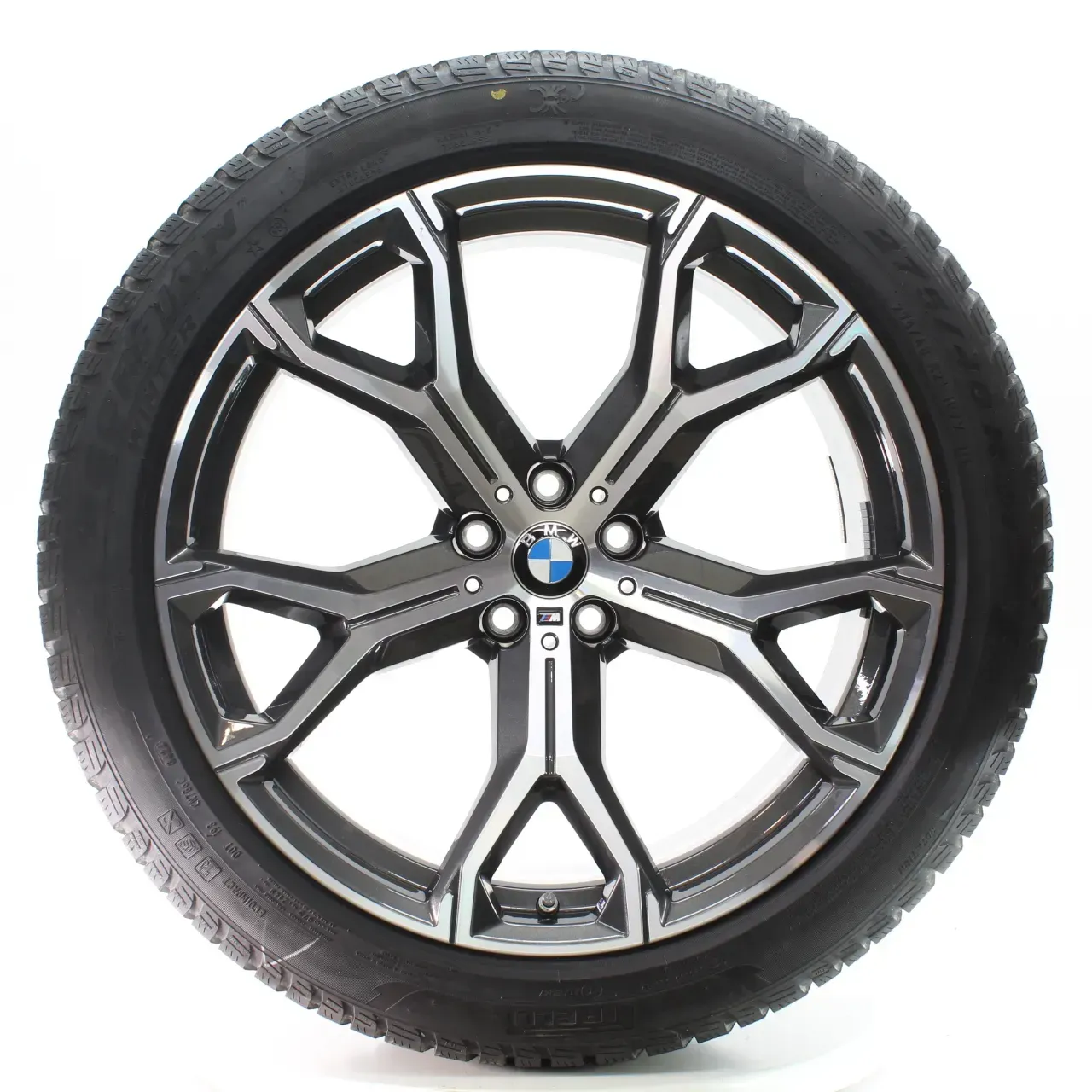 BMW X5 G05 X6 G06 Winterräder M Y-Speiche 741 Pirelli 275/40R21 DOT24 8071998 - Bild 1