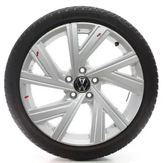 VW Golf 8 VIII CD1 Winterräder Bergamo Bridgestone 225/40R18 DOT23 5H0601025AB - Bild 4