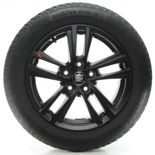 Seat Leon 5F 5KL Winterräder Abrera II Continental 205/55R16 SE026516 KBA51097 - Bild 2