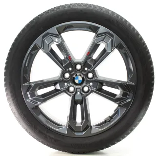 BMW X1 U11 X2 U10 Winterräder Doppelspeiche 1041 Hankook 195/55R19 DOT24 5A661A8 - Bild 4