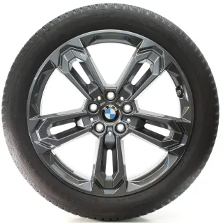 BMW X1 U11 X2 U10 Winterräder Doppelspeiche 1041 Hankook 195/55R19 DOT24 5A661A8 - Bild 4