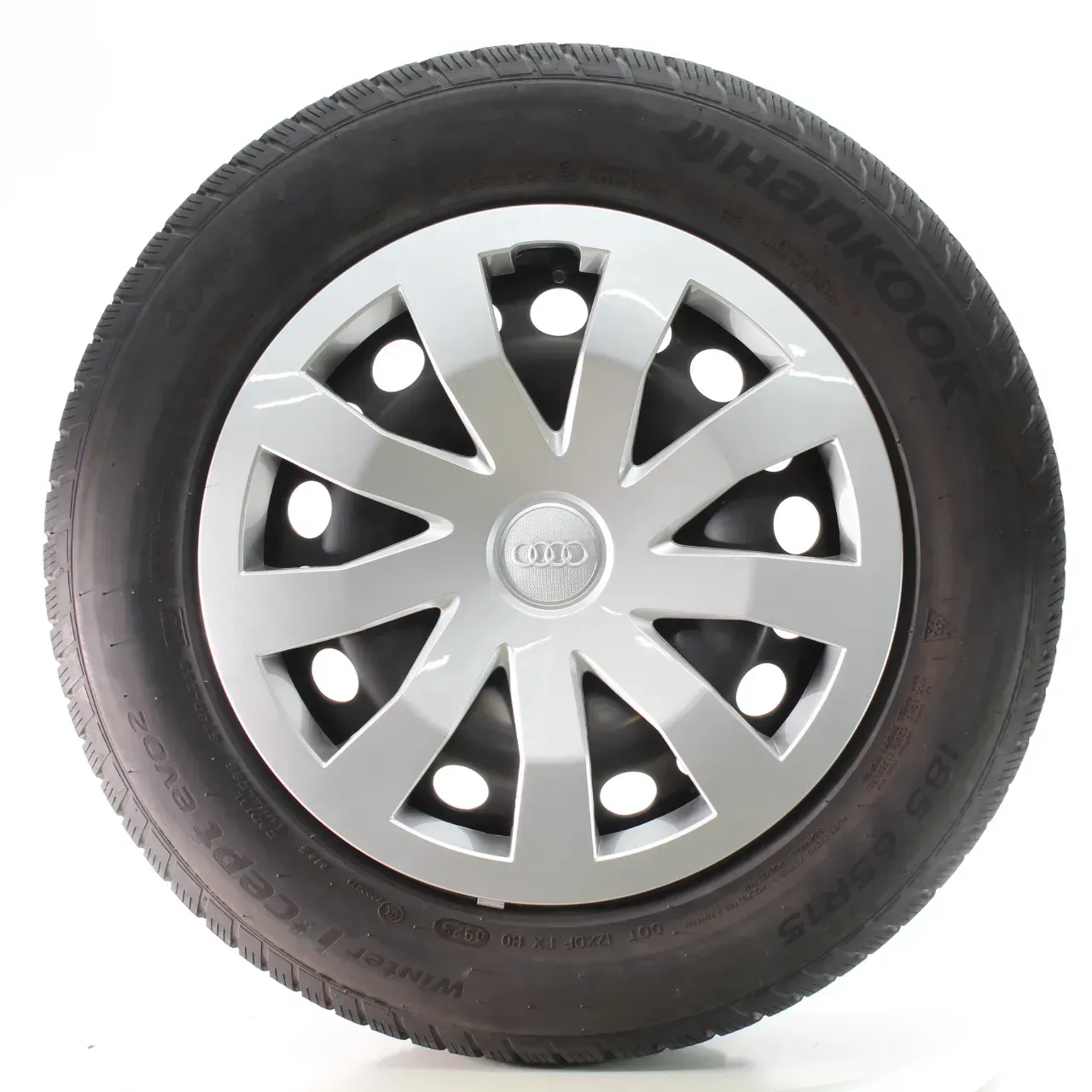Audi A1 GB VW Polo 6 Winterräder Stahl Hankook 185/65R15 DOT25 2Q0601027AG/AS/BE - Bild 1