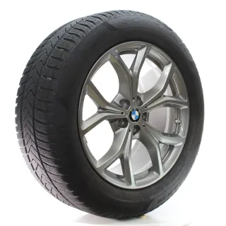 BMW X5 G05 X6 G06 Winterräder V-Speiche 735 Pirelli 265/50R19 110H 6883752 - Bild 6