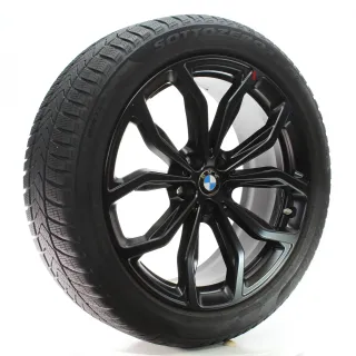 BMW X3 G01 X4 G02 Winterräder Y-Speiche 695 Pirelli 245/45R20 103V DOT24 6881208 - Bild 6