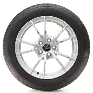 Audi A5 B10 FU Winterräder 5-Doppelspeichen Goodyear 215/55R17 DOT24 8B3601025A - Bild 4