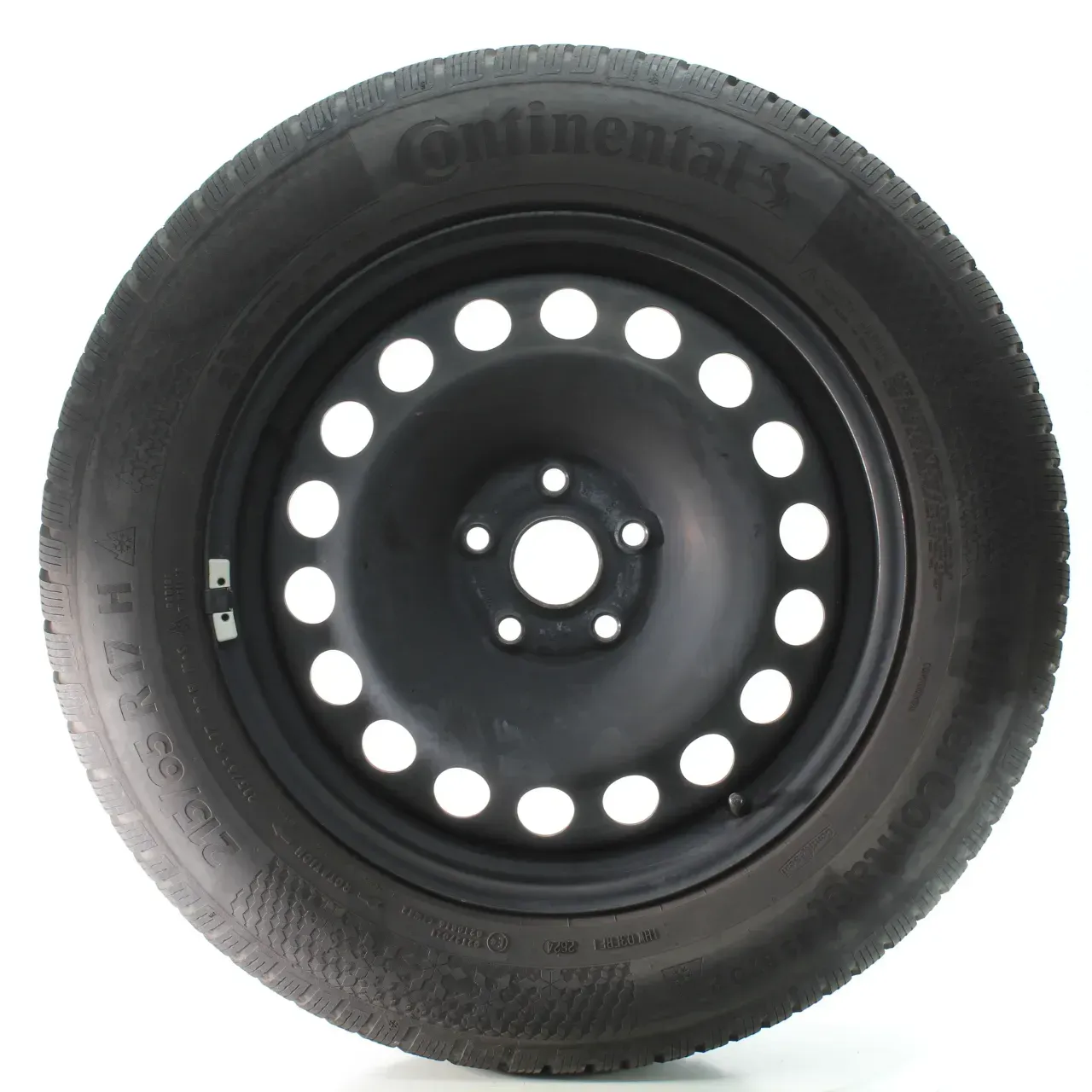 Audi Q3 F3B VW Tiguan AD1 Winterräder Stahl Conti 215/65R17 DOT24 5QF601027J/K - Bild 1