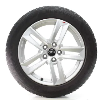 Audi A4 S4 8W Winterräder 5-Parallelspeichen Semperit 225/50R17 DOT25 8W0601025P - Bild 3