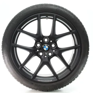 BMW 1er F40 2er F44 Winterräder M Y-Speiche 554 Conti 225/40R18 DOT24 8092354 - Bild 1