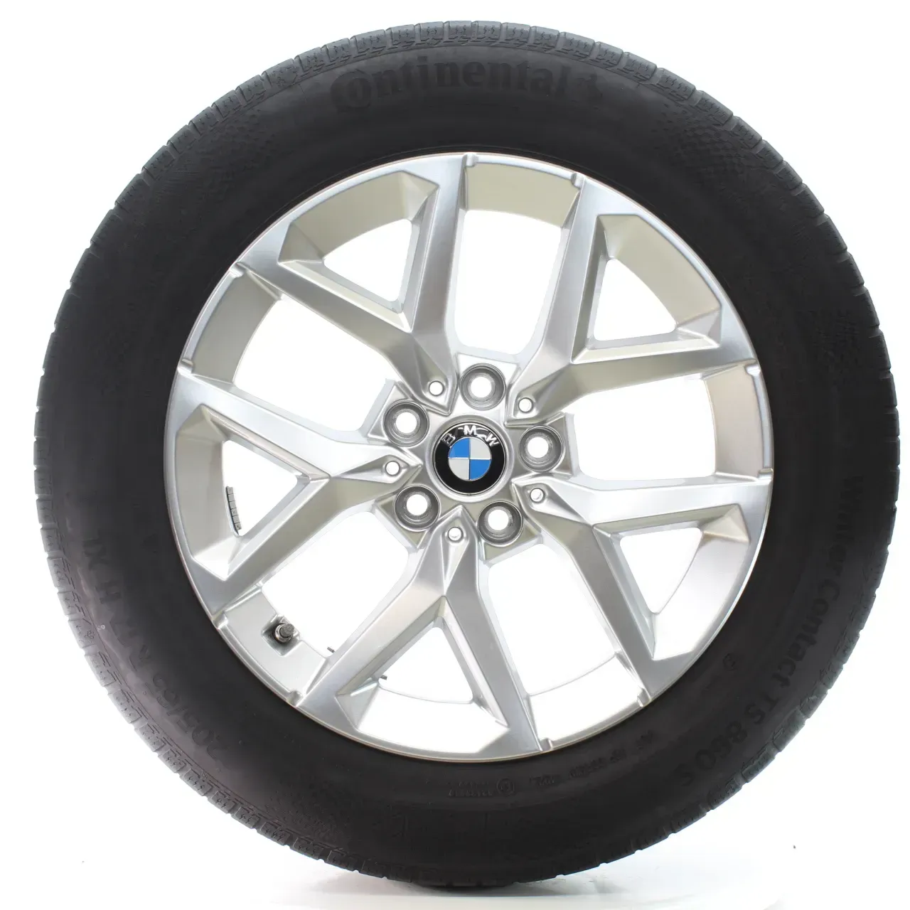 BMW X1 U11 X2 U10 Winterräder Y-Speiche 896 Continental 205/65R17 DOT22 6898299 - Bild 1