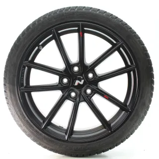 Hyundai i30 i30N PD Winterräder Borbet Schwarz Dunlop 225/40R18 DOT23 KBA53398 - Bild 2