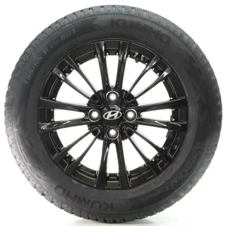 Hyundai i20 GB Bayon BC3 Winterräder Schwarz Kumho 185/65R15 DOT25 KBA 51578 - Bild 2