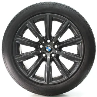 BMW 5er G30 G31 Winterräder V-Speiche 684 Goodyear 245/45R18 100V DOT23 6874441 - Bild 1