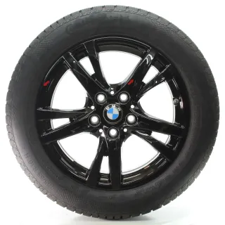 BMW 1er F40 Winterräder Doppelspeiche 473 Schwarz Continental 205/55R16 6855082 - Bild 4