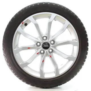 Audi A4 S4 8W Winterräder 5-V-Speichen Design Bridgestone 225/45R18 8W0601025ED - Bild 3