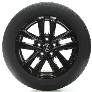 VW Multivan T7 ST Winterräder 5 Doppelspeichen Dunlop 215/60R17 DOT22 7T0071497 - Bild 2