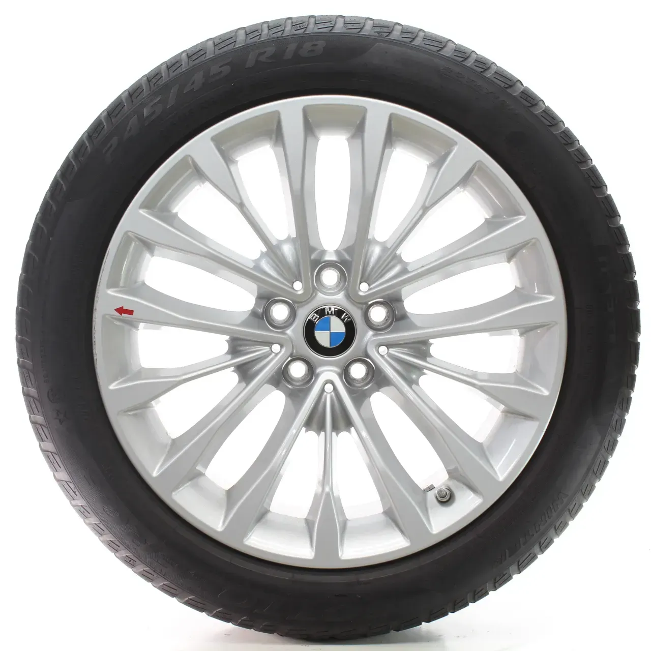 BMW 5er G30 G31 Winterräder W-Speiche 632 Pirelli 245/45R18 100V 6863418 - Bild 1