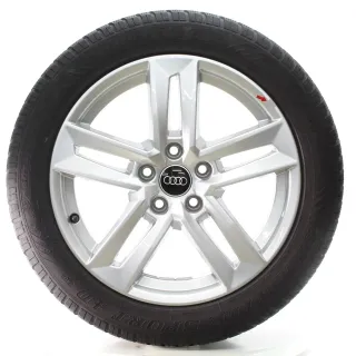 Audi A4 S4 8W Winterräder 5-Parallelspeichen Dunlop 225/50R17 DOT23 8W0601025P - Bild 2