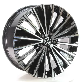 VW Tiguan CT1 Alufelge Napoli Schwarz Glanz 7,5Jx18 ET40 5x112 571601025K - Bild 3