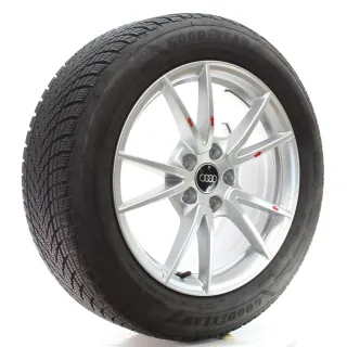 Audi A5 B10 FU Winterräder 5-Doppelspeichen Goodyear 215/55R17 DOT24 8B3601025A - Bild 6