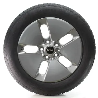 MINI Cooper J01 Winterräder Pin Spoke 990 Continental 195/60R16 DOT24 7886558 - Bild 1