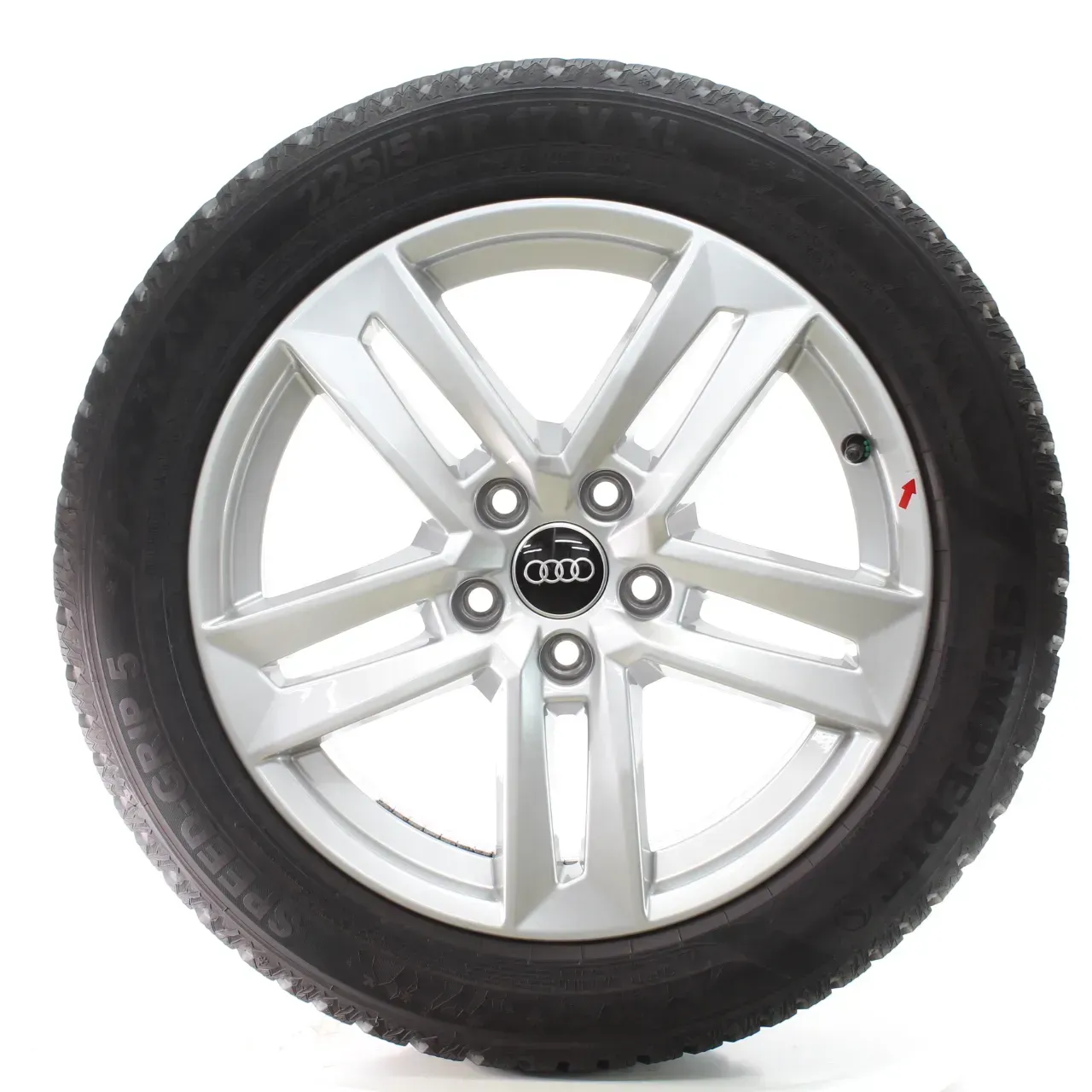 Audi A4 S4 8W Winterräder 5-Parallelspeichen Semperit 225/50R17 DOT25 8W0601025P - Bild 1