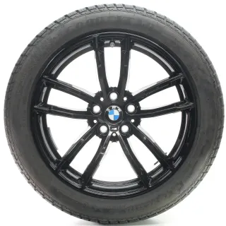 BMW 5er G30 G31 Winterräder M Doppelspeiche 662 Goodyear 245/45R18 DOT23 8747407 - Bild 1