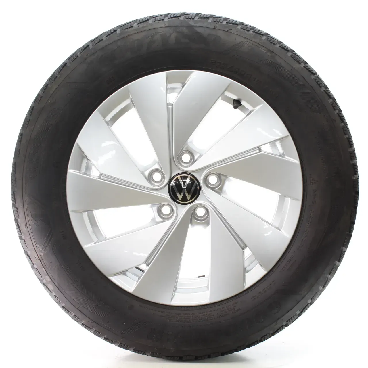 VW Passat B9 Variant CJ5 Winterräder Belmont Goodyear 215/60R16 DOT25 3J0601025 - Bild 1