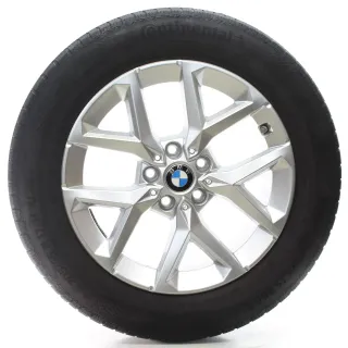 BMW X1 U11 X2 U10 Winterräder Y-Speiche 896 Continental 205/65R17 DOT23 6898299 - Bild 1