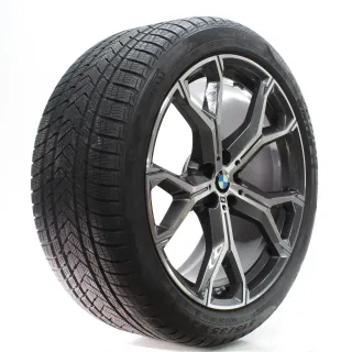 BMW X5 G05 X6 G06 Winterräder M Y-Speiche 741 Pirelli 275/40R21 DOT24 8071998 - Bild 6