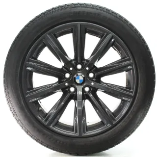 BMW 5er G30 G31 Winterräder V-Speiche 684 Goodyear 245/45R18 100V DOT23 6874441 - Bild 2