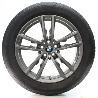 BMW X3 G01 X4 G02 Winterräder Doppelspeiche 698 M Bridgestone 245/50R19 8746987 - Bild 4