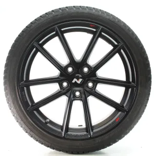 Hyundai i30 i30N PD Winterräder Borbet Schwarz Dunlop 225/40R18 DOT23 KBA53398 - Bild 3
