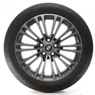 BMW 5er G30 G31 Winterräder Doppelspeiche 634 Goodyear 245/45R18 100V 6863420 - Bild 1