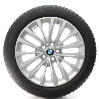 BMW 5er G30 G31 Winterräder W-Speiche 632 Pirelli 245/45R18 100V DOT24 6863418 - Bild 2
