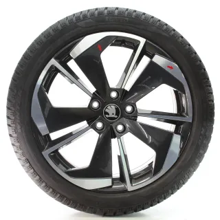 Skoda Octavia IV NX Winterräder Comet Pirelli 225/45R18 95V DOT25 5E3601025AP - Bild 1