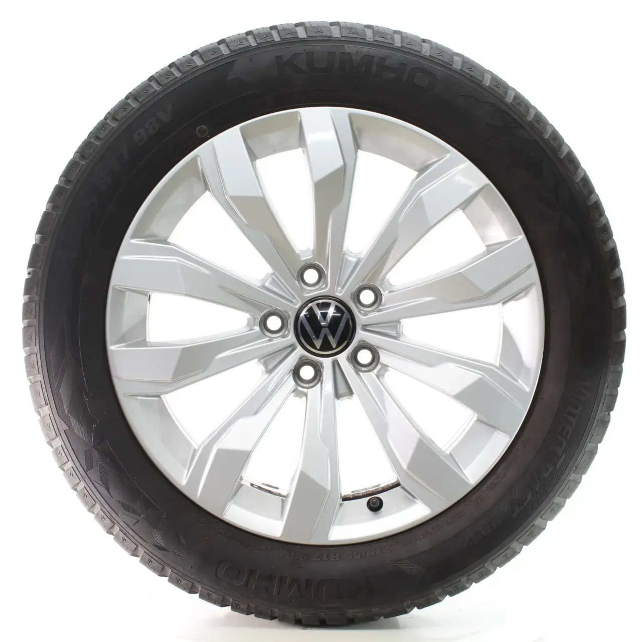 VW T-ROC A11 AC7 Winterräder Kulmbach Kumho 215/55R17 98V DOT24 2GA601025A - Bild 1