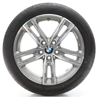 BMW 1er F40 2er F44 Sommerräder M Doppelspeiche 550 Goodyear 225/45R17 8053523 - Bild 2