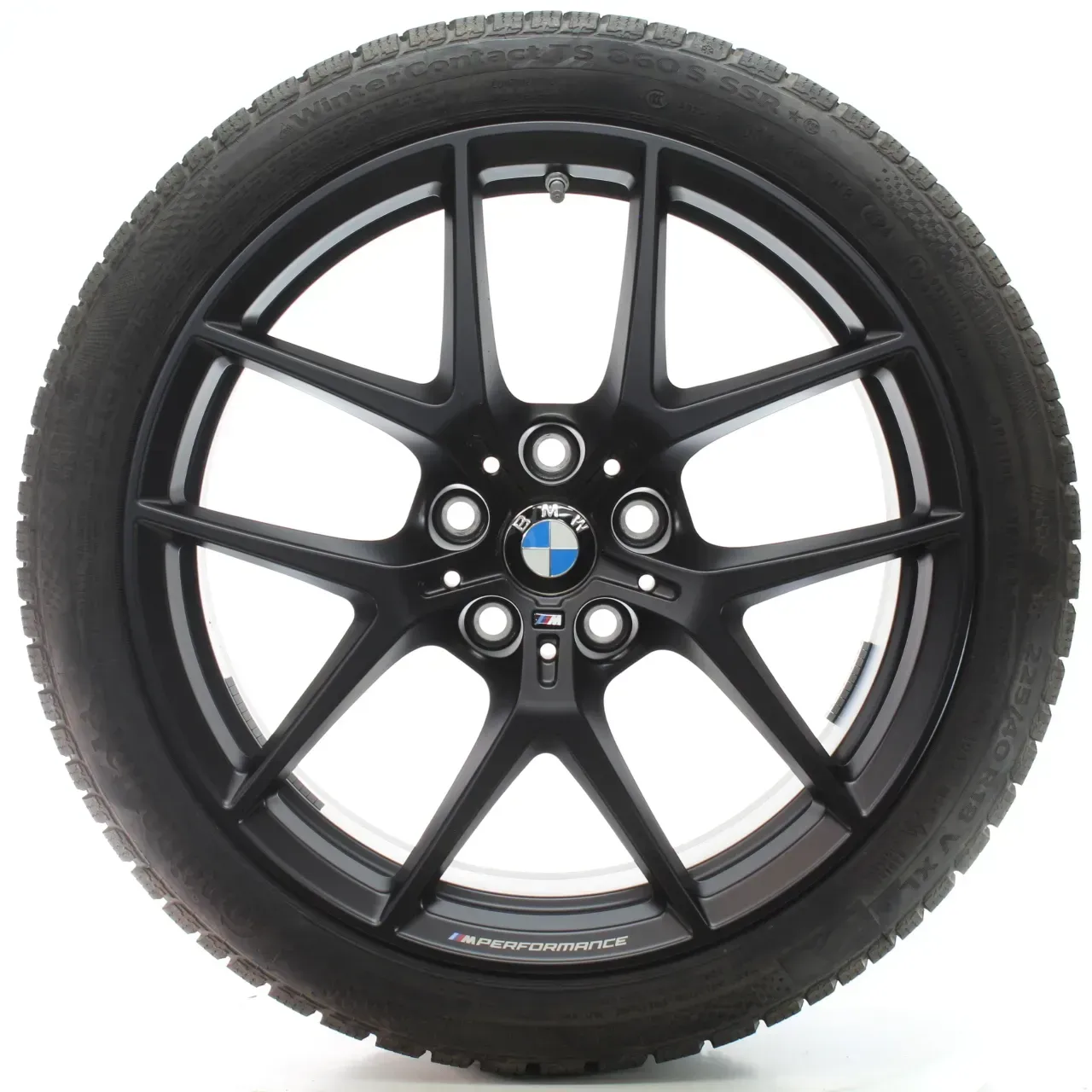 BMW 1er F40 2er F44 Winterräder M Y-Speiche 554 Conti 225/40R18 DOT24 8092354 - Bild 1