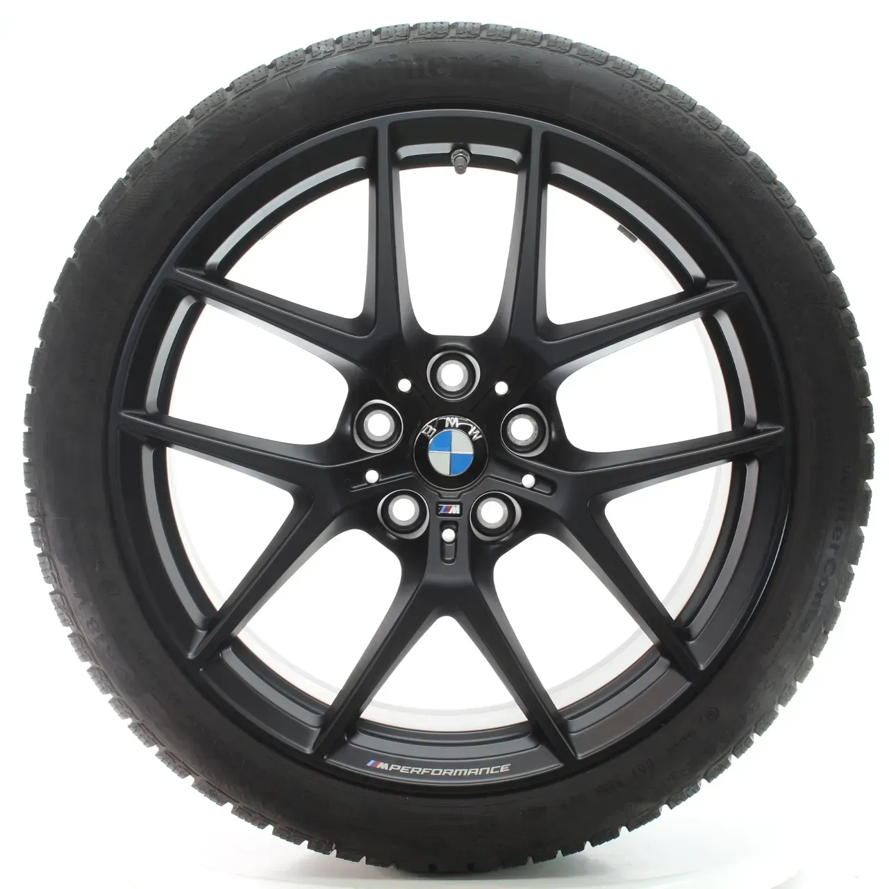 BMW 1er F40 2er GC F44 Winterräder M Y-Speiche 554 Conti 225/40R18 DOT24 8092354 - Bild 1