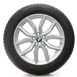 BMW X5 G05 X6 G06 Winterräder V-Speiche 734 Continental 265/50R19 110H 6880685 - Bild 1