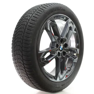 BMW X1 U11 X2 U10 Winterräder Doppelspeiche 1041 Hankook 195/55R19 DOT24 5A661A8 - Bild 6