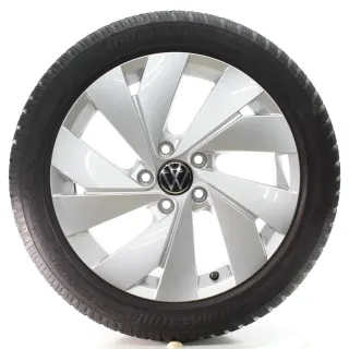 VW Golf VIII CD1 CG5 Winterräder Belmont Bridgestone 205/50R17 DOT24 5H0601025B - Bild 1