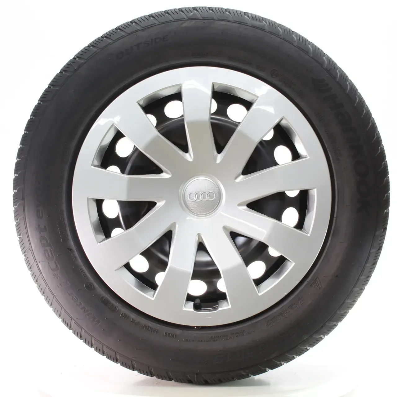 Audi A1 GB VW Polo 2G Winterräder Stahl Hankook 185/65R15 92H DOT25 2Q0601027AG - Bild 1