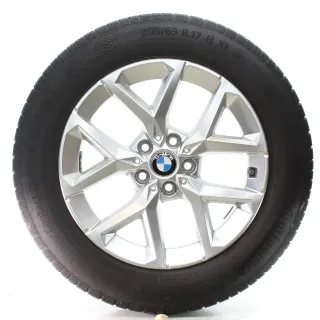 BMW X1 U11 X2 U10 Winterräder Y-Speiche 896 Continental 205/65R17 100H 6898299 - Bild 1