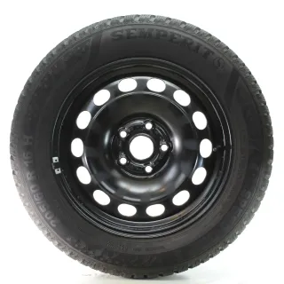 Skoda Octavia NX Winterräder Stahl Semperit 205/60R16 92H DOT24 5Q0601027BQ - Bild 1