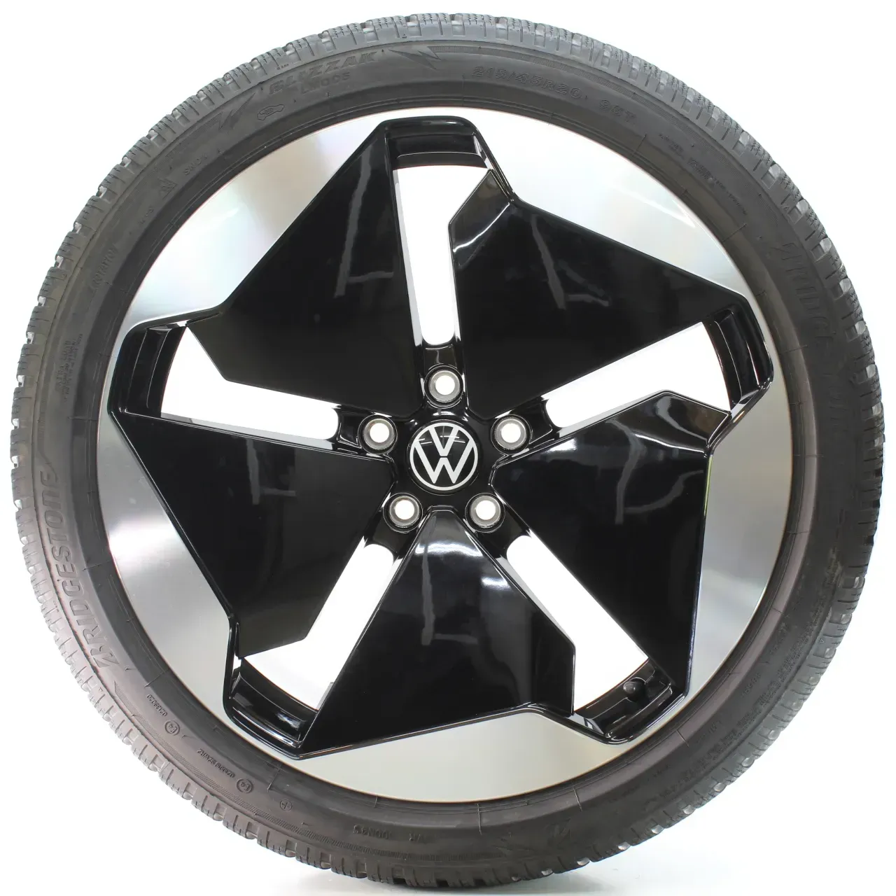 VW ID.3 E11 Winterräder Sanya Bridgestone 215/45R20 95T DOT25 10A601025T - Bild 1