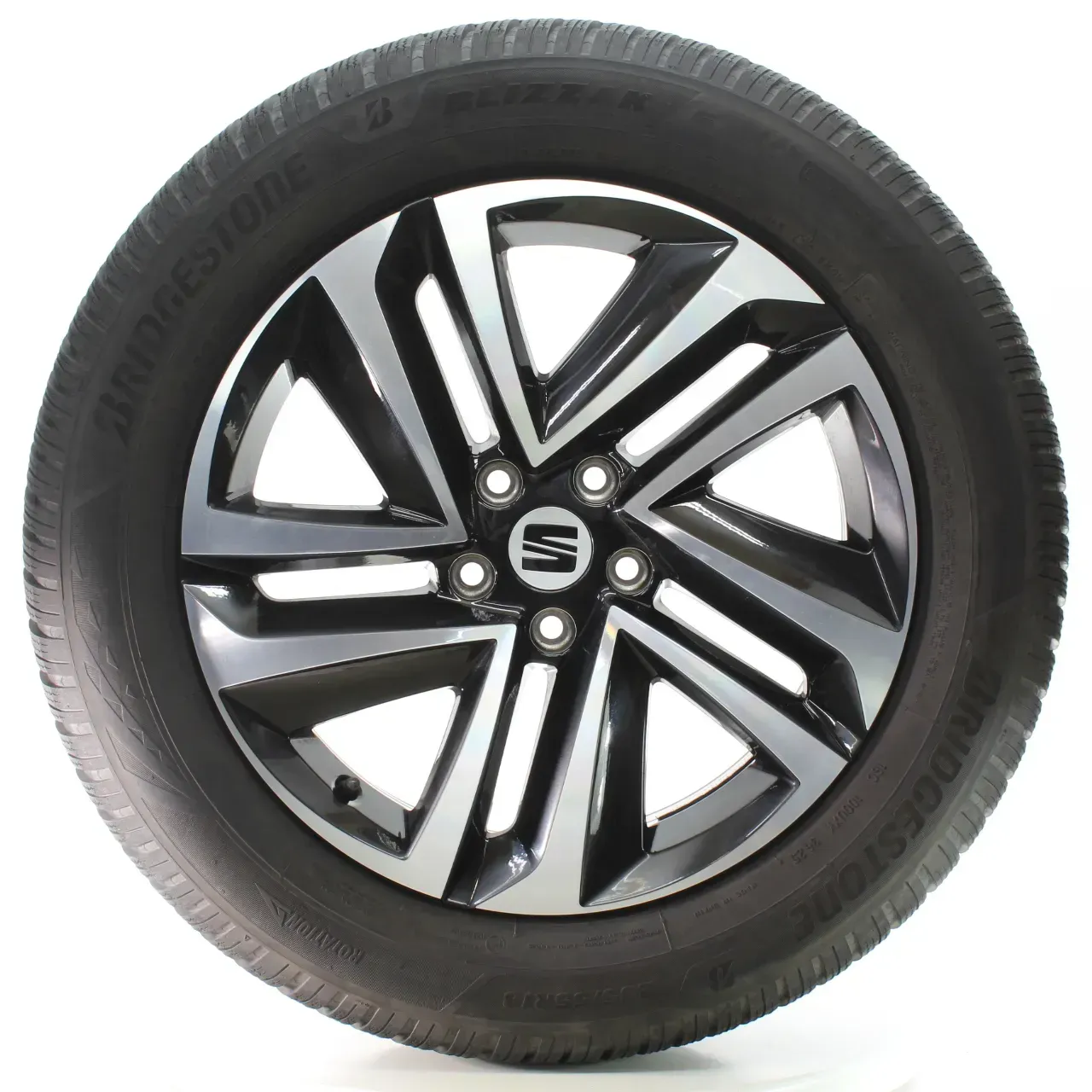 Seat Tarraco KN2 Winterräder 5-Doppelspeichen Schwarz 235/55R18 104H 5F0601025C - Bild 1