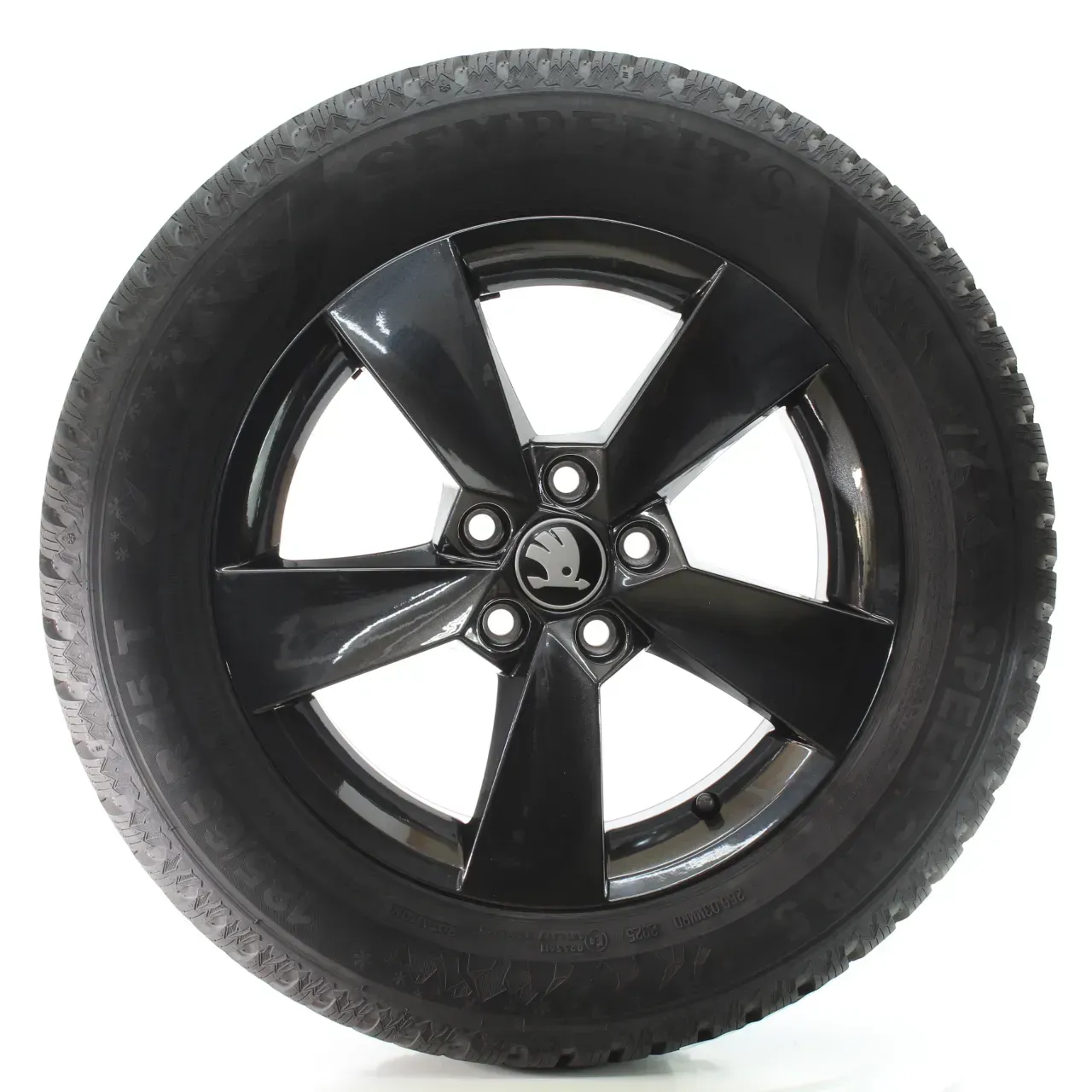 Skoda Fabia IV PJ Winterräder 5-Speichen Semperit 185/65R15 88T DOT25 6VA601025 - Bild 1