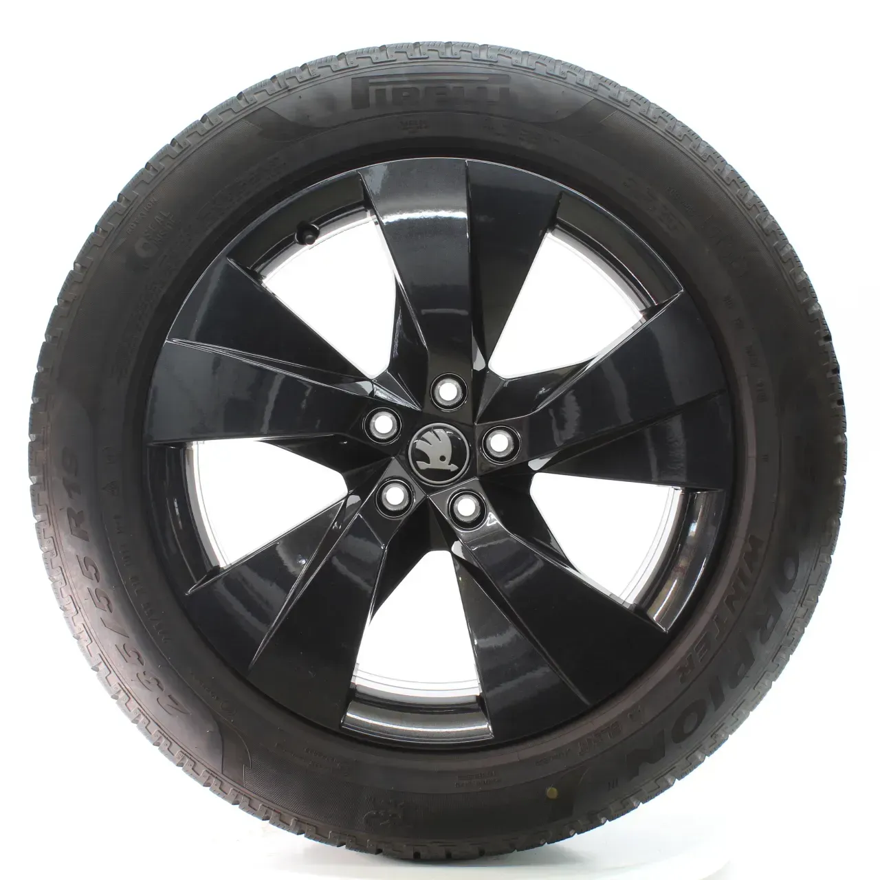 Skoda Elroq Enyaq Winterräder 5-Speichen Pirelli 235/55R19 DOT25 5LA601025CN - Bild 1